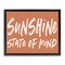 Stupell Industries Summery Sunshine State Of Mind Floating Frame, design by Lettered and Lined